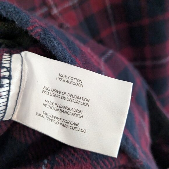 Orvis Plaid Heavyweight Flannel Shirt Jacket Mens Med Red Pockets Button Down - Picture 7 of 8